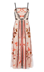 Alessia Strappy Dress - Rosewater