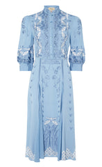 Daphne Dress - Wedgewood Blue