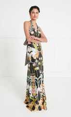 Akira Halterneck Dress - Black