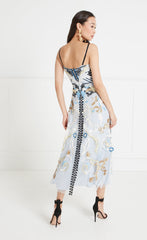 Alessia Strappy Dress - Halogen Blue