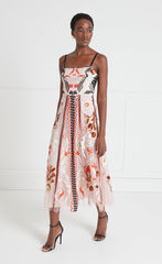 Alessia Strappy Dress - Rosewater