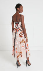 Alessia Strappy Dress - Rosewater