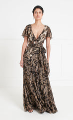 Silvana Wrap Dress - Black