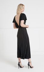 Comet Cocktail Dress - Crystal Black