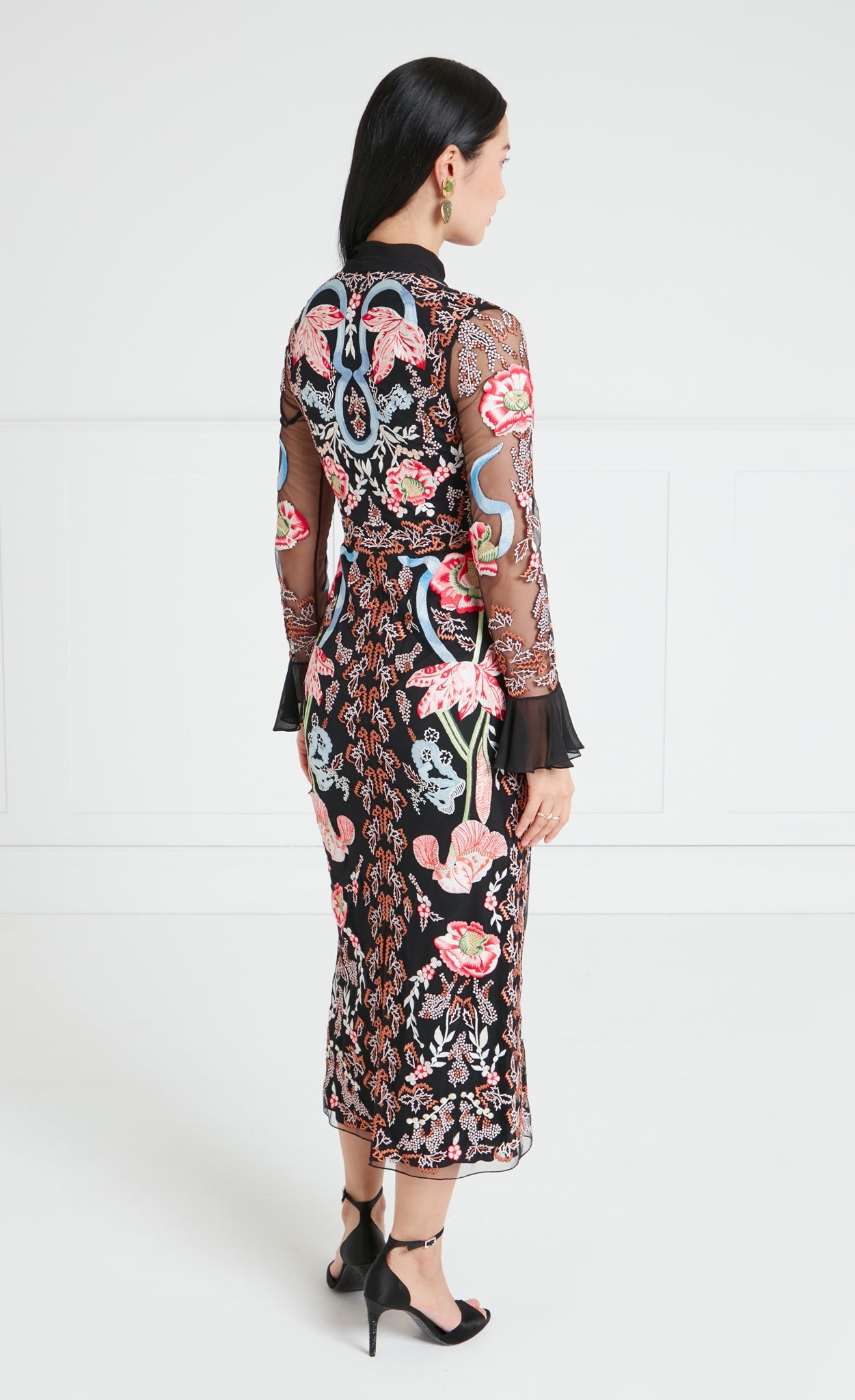 Bilbao Tie Dress - Black