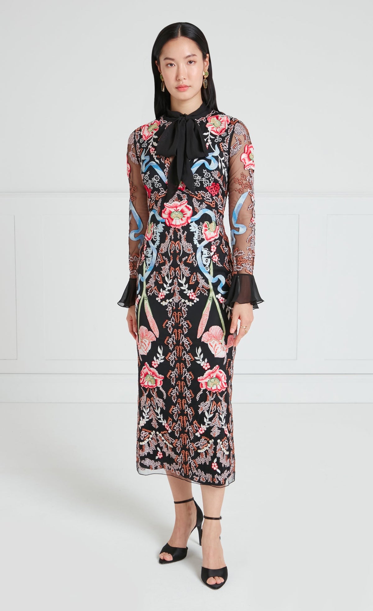Bilbao Tie Dress - Black