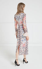 Bilbao Tie Dress - Rosewater