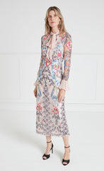 Bilbao Tie Dress - Rosewater