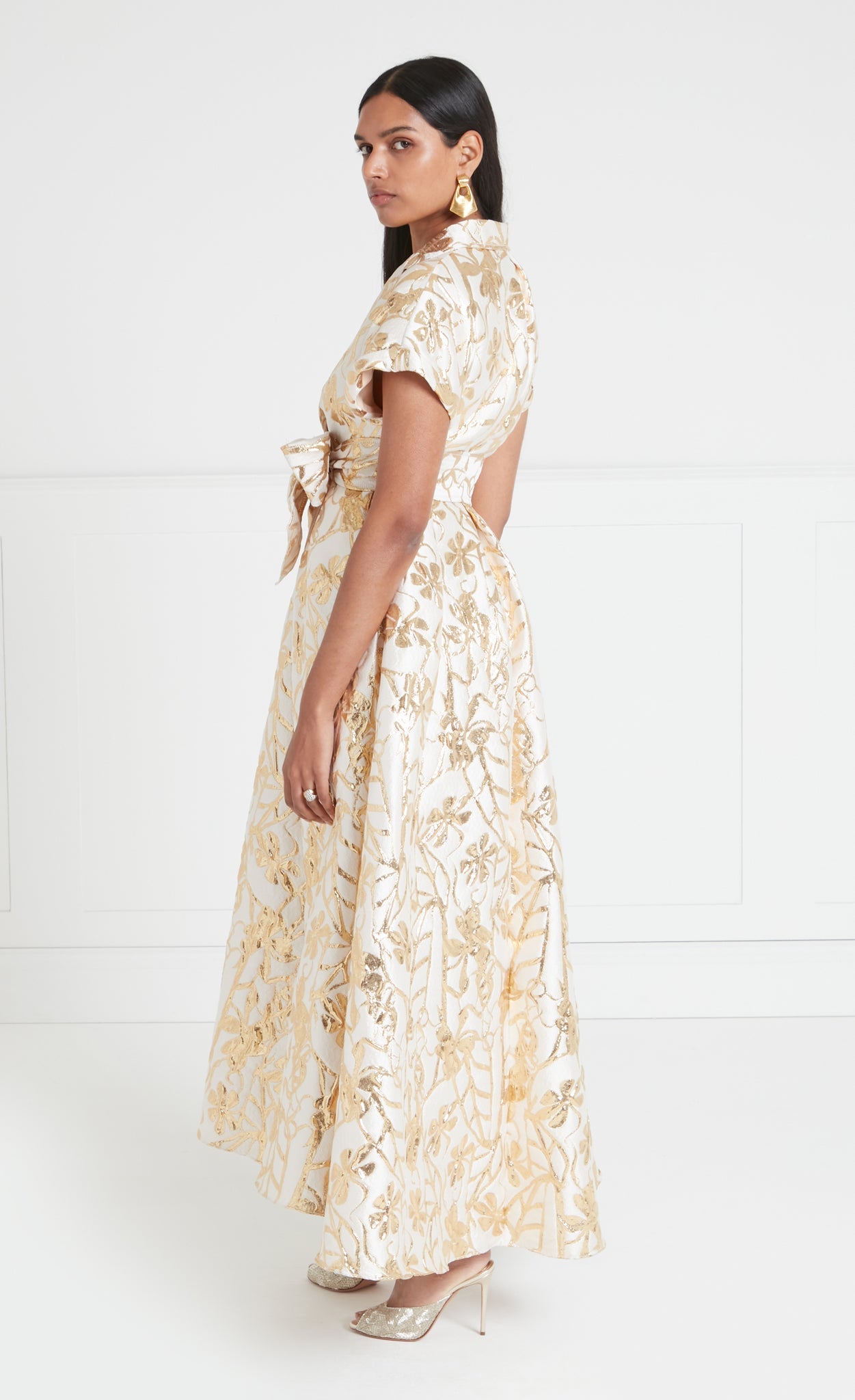Frankel Dress - Liquid Gold