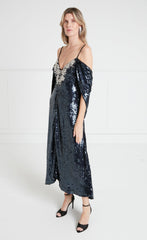 Salma Strappy Dress - Midnight