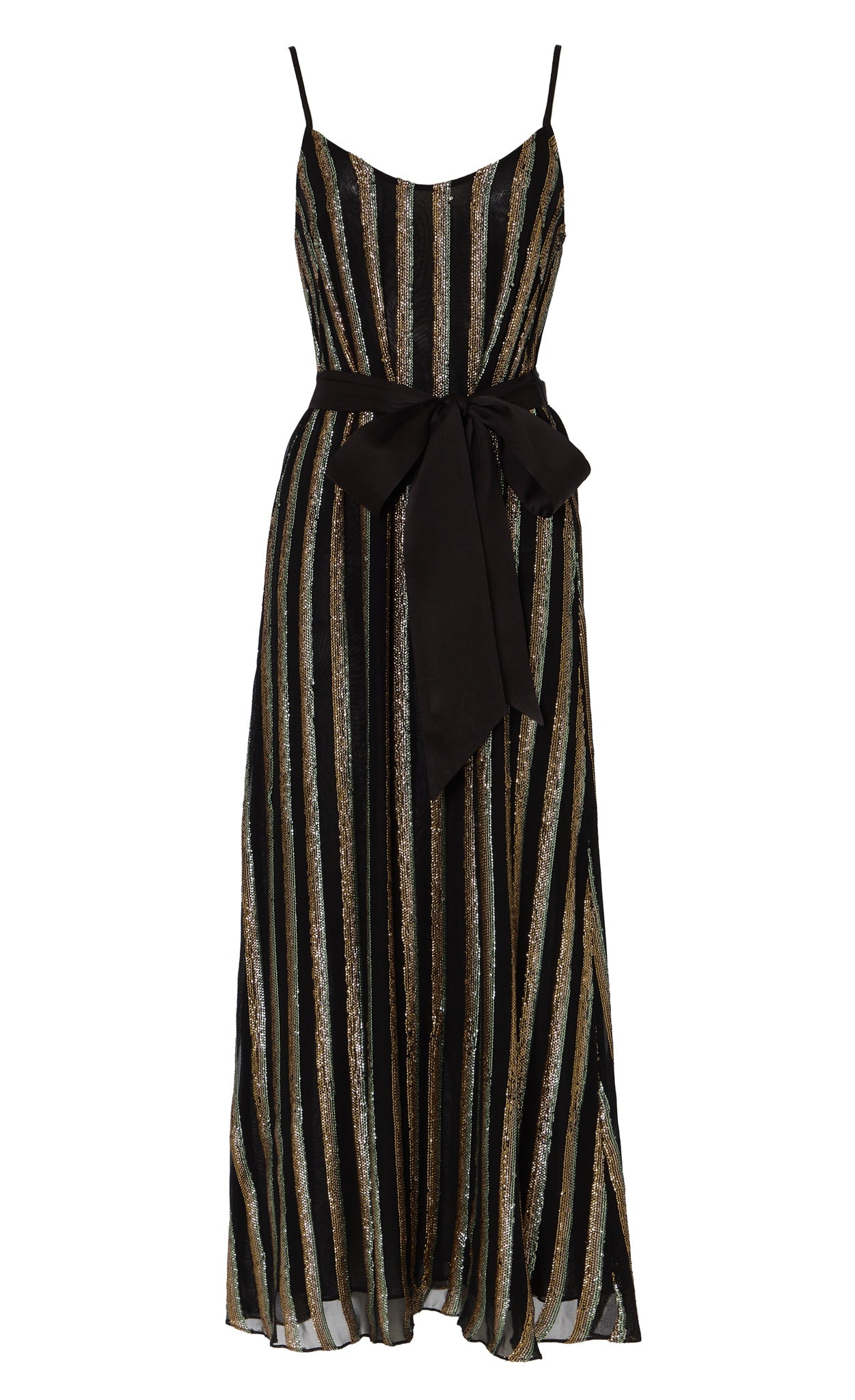 Selena Slip Dress - Black