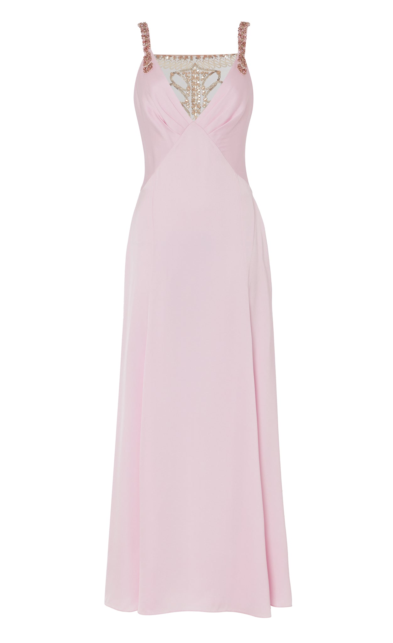 Sofia Strappy Dress - Powder Pink