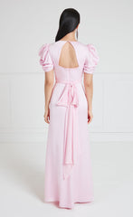 Sofia Sleeved Dress - Powder Pink