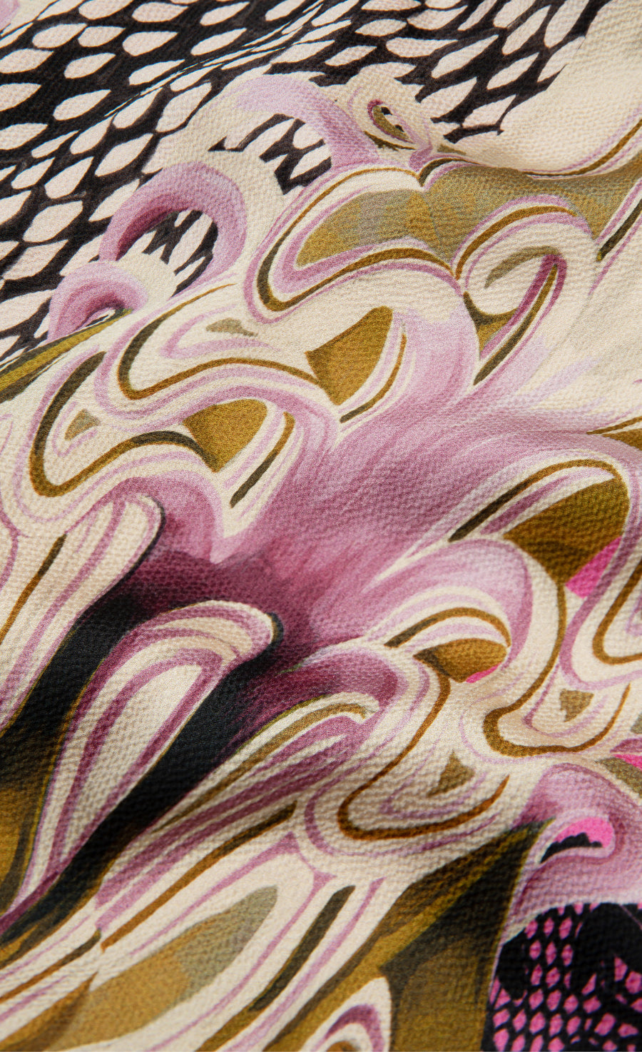 Cici Print Tie Dress - Azalea