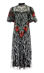 Suzani Sequin Dress - Black