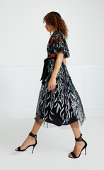 Suzani Sequin Dress - Black